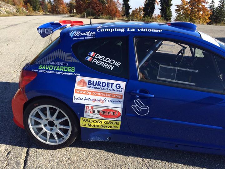 BURDET G. Contractant Général sur le podium du Rallye des Bauges 2015.